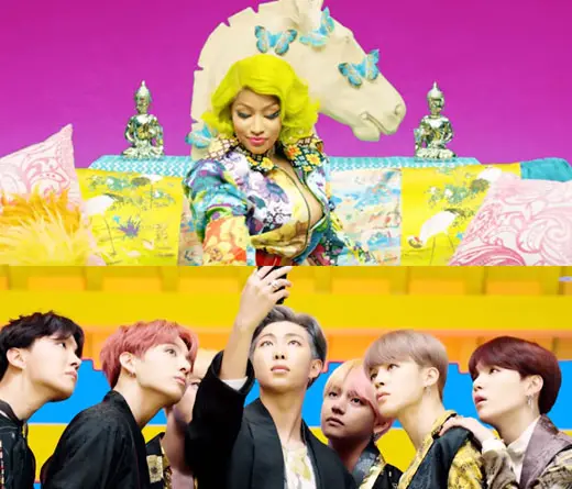 Color, fuerza y una increble fusin en Idol, nuevo video de BTS con Nicki Minaj.